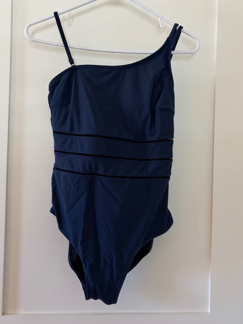 Navy Cut-Out One-Piece - Picture 3 of 10